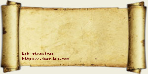 Atanasije Bzenić vizit kartica